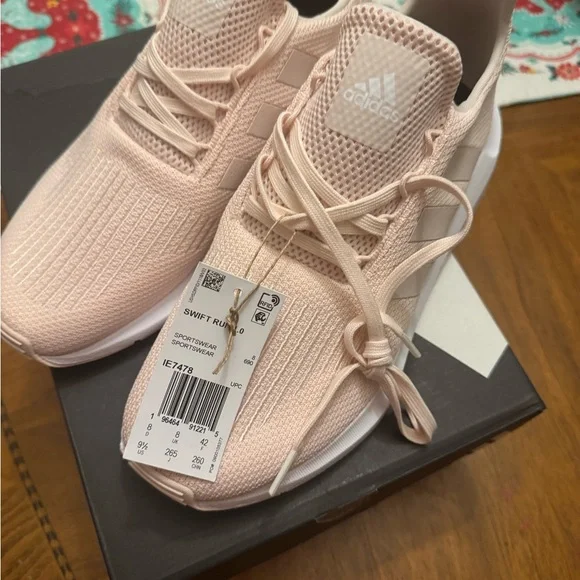 Adidas Women's Light Pink Sneakers - Picture 2 of 6